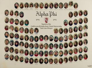 Epsilon Chi Chapter Composite Photograph, 1991-1992