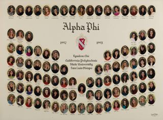 Epsilon Chi Chapter Composite Photograph, 1992-1993