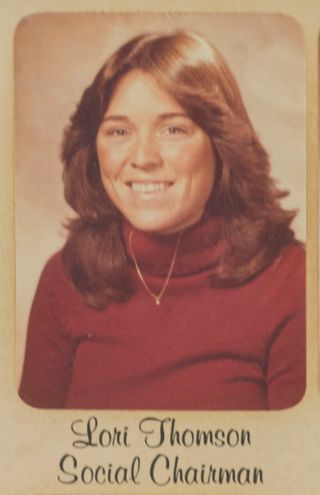 Epsilon Chi Chapter Composite Detail, Lori Thomson, 1979-1980