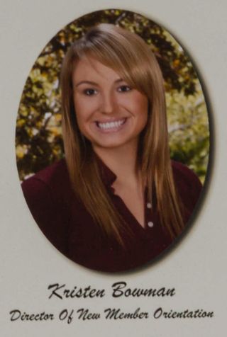 Epsilon Chi Chapter Composite Detail, Kristen Bowman, 2007-2008