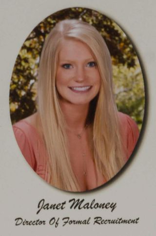 Epsilon Chi Chapter Composite Detail, Janet Maloney, 2007-2008