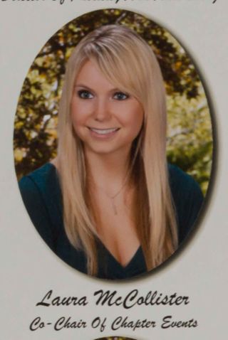 Epsilon Chi Chapter Composite Detail, Laura McCollister, 2007-2008
