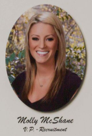 Epsilon Chi Chapter Composite Detail, Molly McShane, 2008-2009