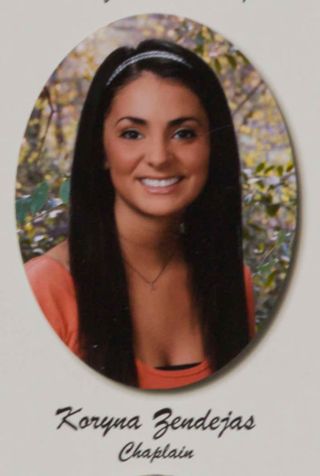 Epsilon Chi Chapter Composite Detail, Koryna Zendejas, 2008-2009