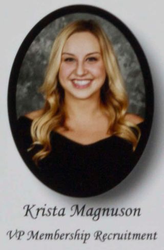 Epsilon Chi Chapter Composite Detail, Krista Magnuson, 2012-2013