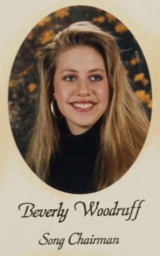 Epsilon Chi Chapter Composite Detail, Beverly Woodruff, 1992-1993