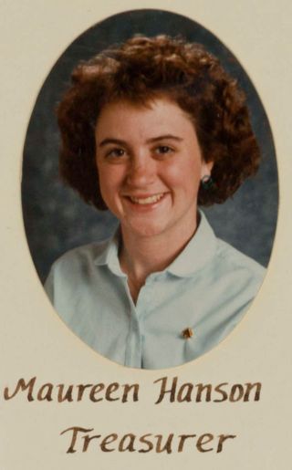 Epsilon Chi Chapter Composite Detail, Maureen Hanson, 1984-1985