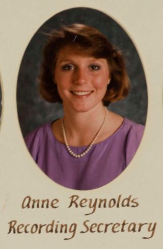 Epsilon Chi Chapter Composite Detail, Anne Reynolds, 1984-1985
