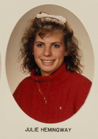 Epsilon Chi Chapter Composite Detail, Julie Hemingway, 1986-1987