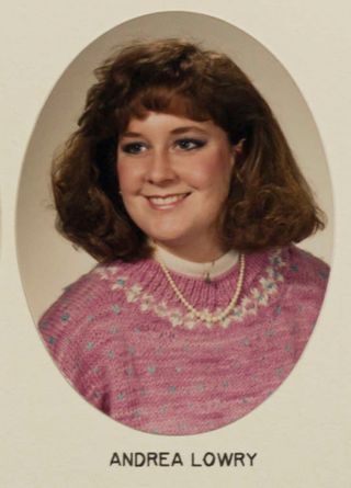 Epsilon Chi Chapter Composite Detail, Andrea Lowry, 1986-1987