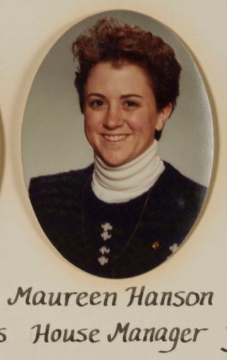 Epsilon Chi Chapter Composite Detail, Maureen Hanson, 1985-1986