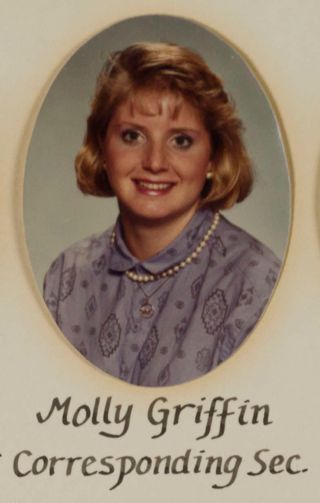 Epsilon Chi Chapter Composite Detail, Molly Griffin, 1985-1986