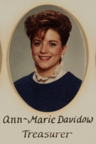 Epsilon Chi Chapter Composite Detail, Ann-Marie Davidow, 1985-1986