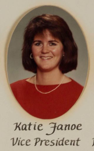 Epsilon Chi Chapter Composite Detail, Katie Fanoe, 1985-1986