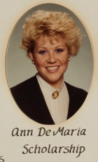 Epsilon Chi Chapter Composite Detail, Ann De Maria, 1985-1986