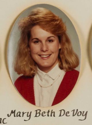 Epsilon Chi Chapter Composite Detail, Mary Beth DeVoy, 1985-1986