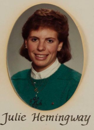 Epsilon Chi Chapter Composite Detail, Julie Hemingway, 1985-1986