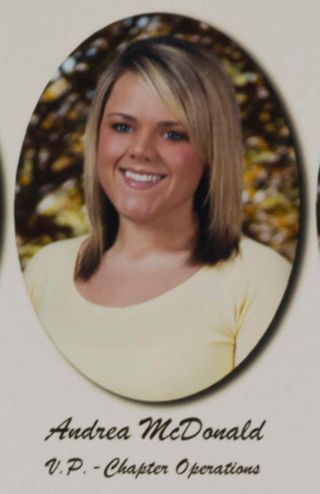 Epsilon Chi Chapter Composite Detail, Andrea McDonald, 2006-2007