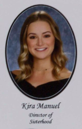 Epsilon Chi Chapter Composite Detail, Kira Manuel, 2020