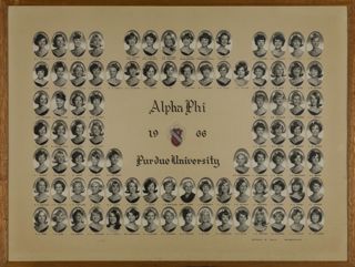 Delta Mu Chapter Composite Photograph, 1966