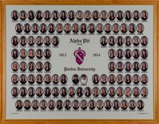 Delta Mu Chapter Composite Photograph, 2013-2014