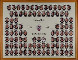 Delta Mu Chapter Composite Photograph, 2006-2007