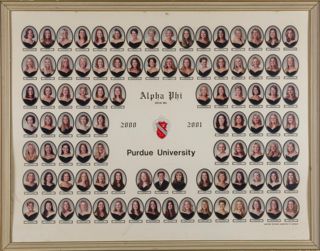 Delta Mu Chapter Composite Photograph, 2000-2001
