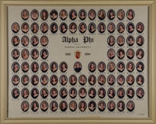 Delta Mu Chapter Composite Photograph, 1993-1994