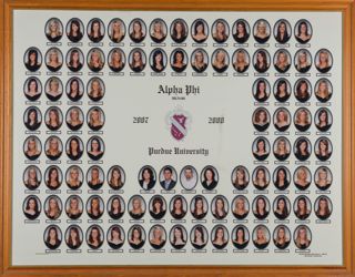 Delta Mu Chapter Composite Photograph, 2007-2008