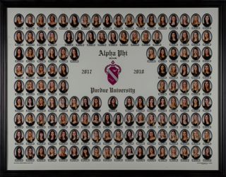Delta Mu Chapter Composite Photograph, 2017-2018