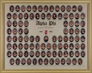 Delta Mu Chapter Composite Photograph, 1992-1993