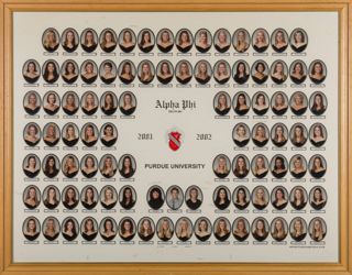 Delta Mu Chapter Composite Photograph, 2001-2002