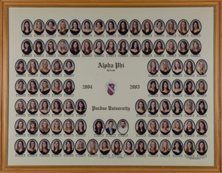 Delta Mu Chapter Composite Photograph, 2004-2005