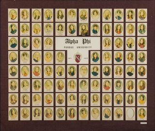 Delta Mu Chapter Composite Photograph, 1971-1972