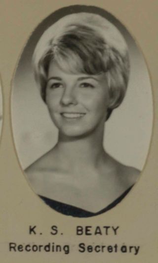 Delta Mu Chapter Composite Detail, K.S. Beaty, 1968