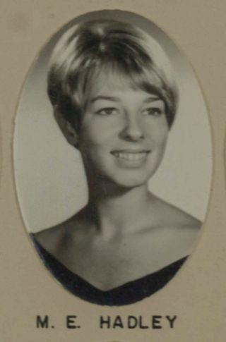 Delta Mu Chapter Composite Detail, M.E. Hadley, 1968