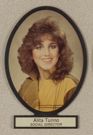 Delta Mu Chapter Composite Detail, Alita Tunno, 1983-1984