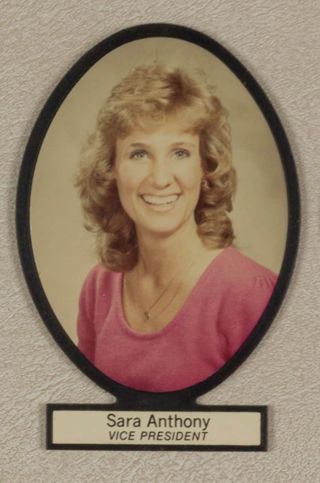 Delta Mu Chapter Composite Detail, Sara Anthony, 1983-1984