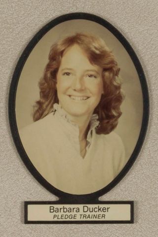 Delta Mu Chapter Composite Detail, Barbara Ducker, 1983-1984