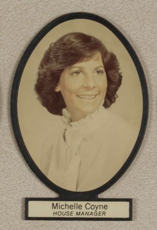 Delta Mu Chapter Composite Detail, Michelle Coyne, 1983-1984