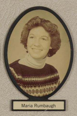 Delta Mu Chapter Composite Detail, Maria Rumbaugh, 1983-1984