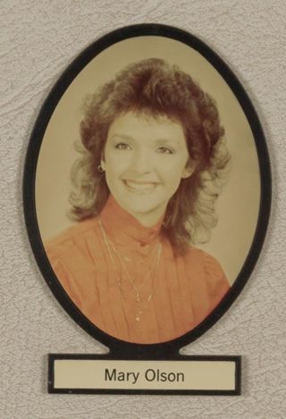 Delta Mu Chapter Composite Detail, Mary Olson, 1983-1984