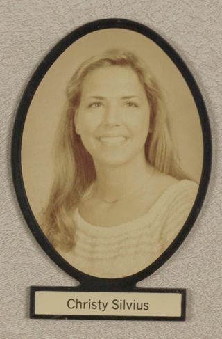 Delta Mu Chapter Composite Detail, Christy Silvius, 1983-1984