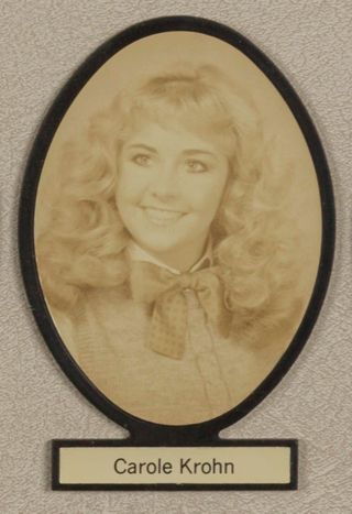 Delta Mu Chapter Composite Detail, Carole Krohn, 1983-1984