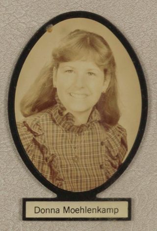 Delta Mu Chapter Composite Detail, Donna Moehlenkamp, 1983-1984