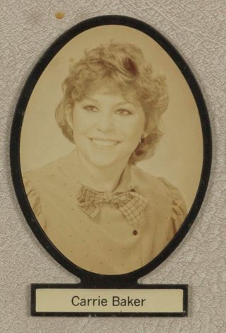 Delta Mu Chapter Composite Detail, Carrie Baker, 1983-1984