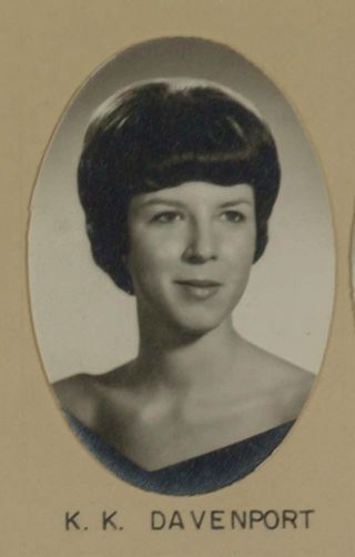 Delta Mu Chapter Composite Detail, K.K. Davenport, 1966