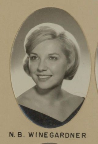 Delta Mu Chapter Composite Detail, N.B. Winegardner, 1966