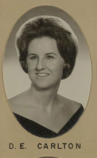 Delta Mu Chapter Composite Detail, D.E. Carlton, 1966