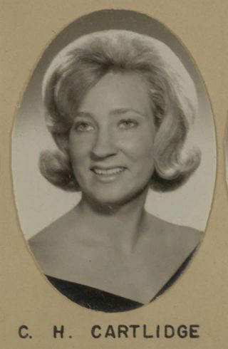 Delta Mu Chapter Composite Detail, C.H. Cartlidge, 1966